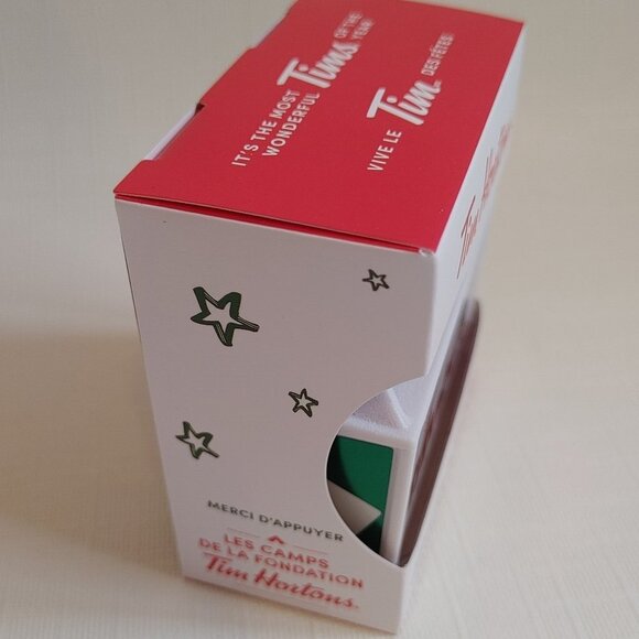 2020 NWT Tim Hortons Timbits White Box Christmas Tree Ornament - Picture 3 of 5